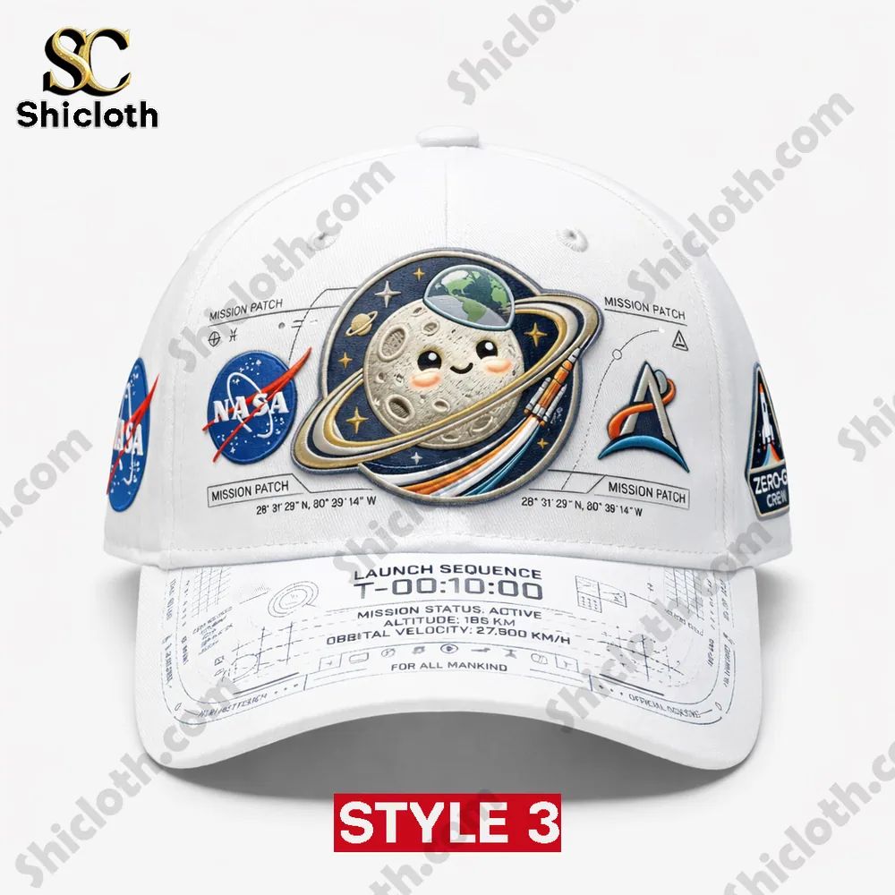 NASA Mission Patch Space Cap