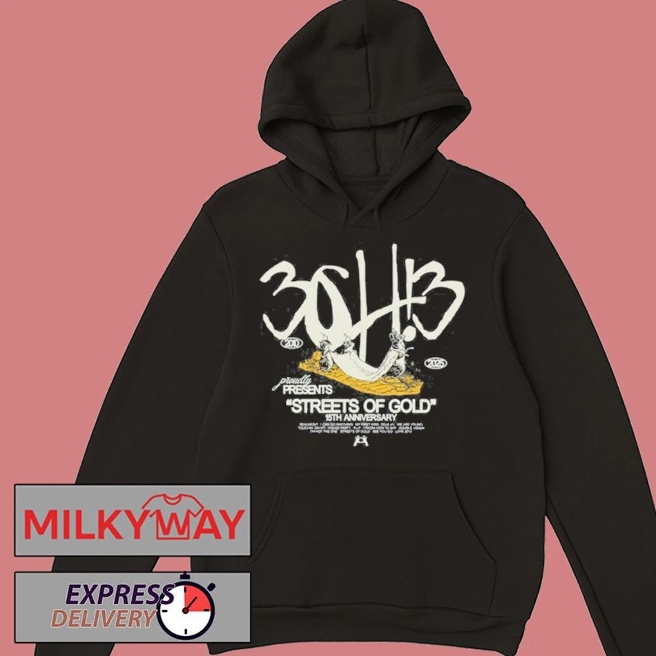 3OH!3 15th Anniversary of Streets Of Gold King Rate shirt