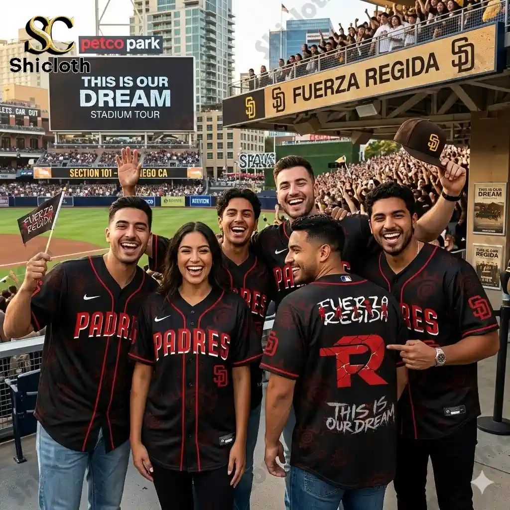 San Diego Padres x Fuerza Regida This Is Our Dream Stadium Tour 2026 Jersey