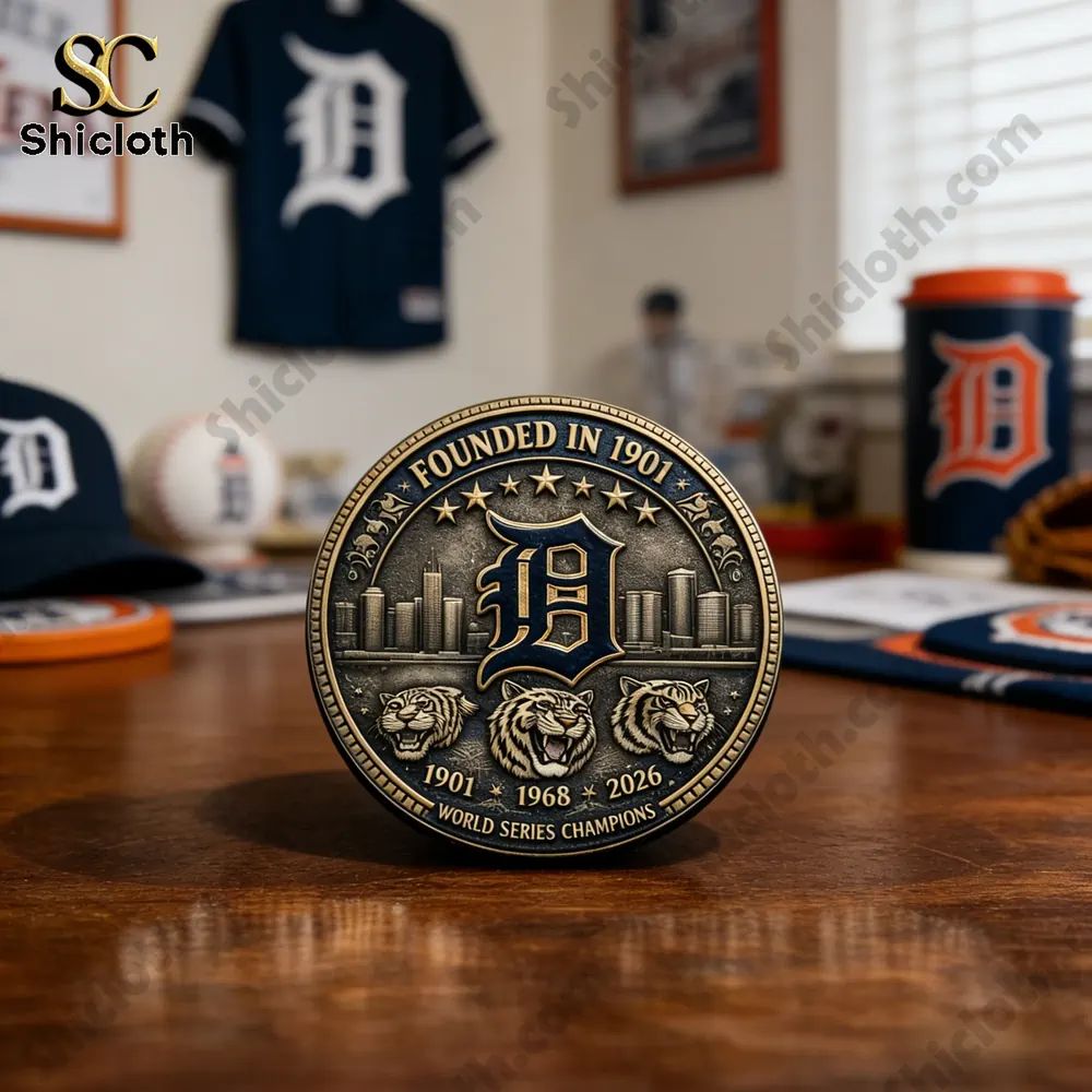 Detroit Tigers 125th Anniversary Coin