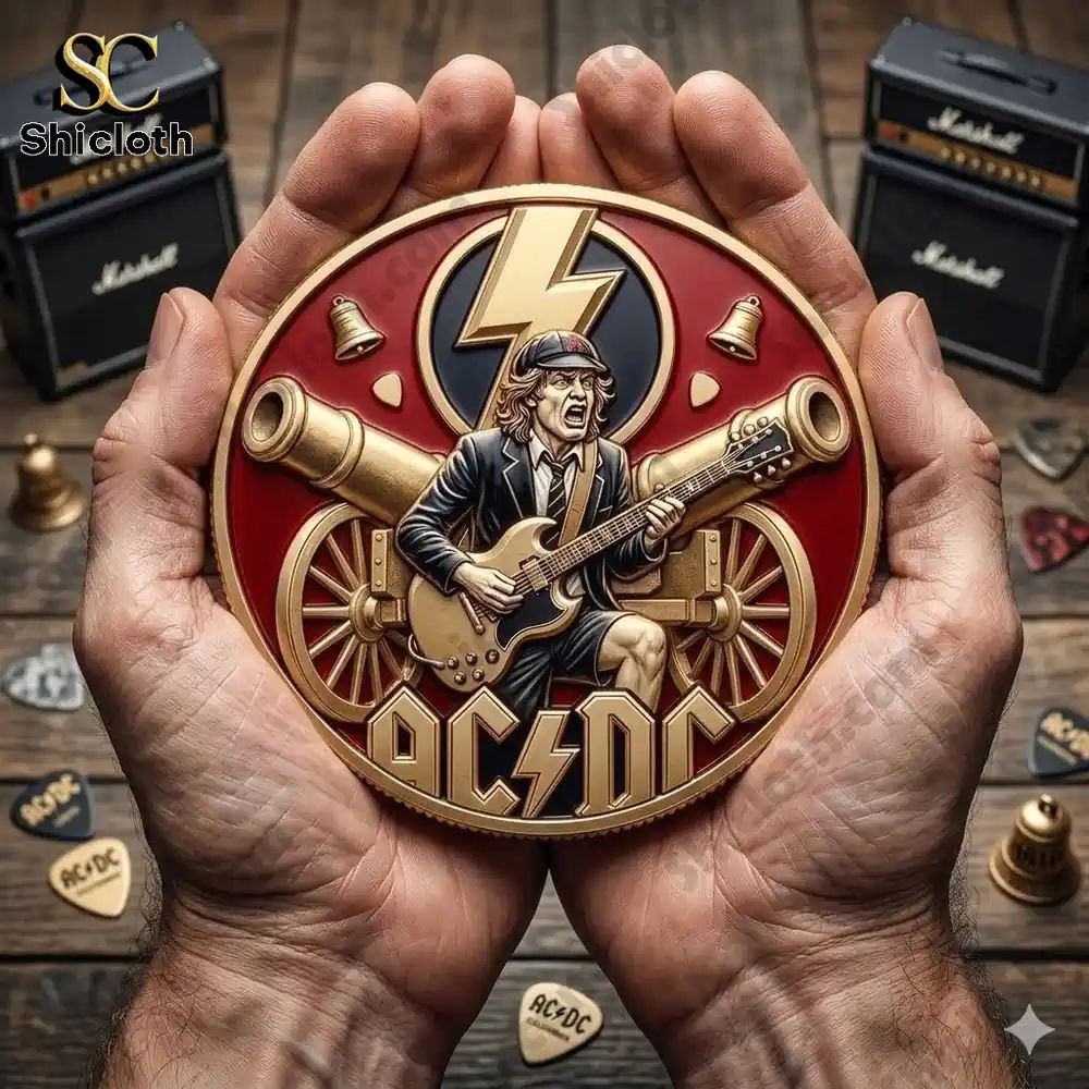 AC_DC 53rd Anniversary Commemorative Coin