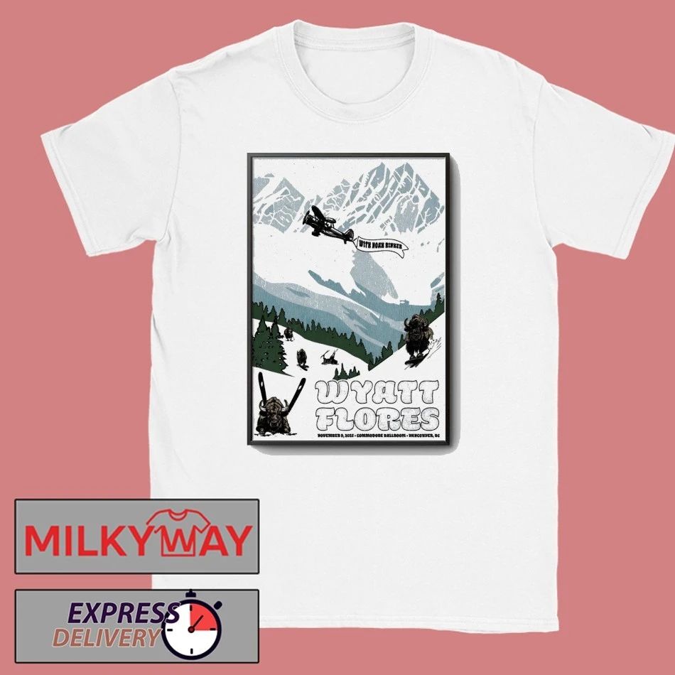 Wyatt Flores Tour Vancouver BC On Nov 9 2025 Poster shirt