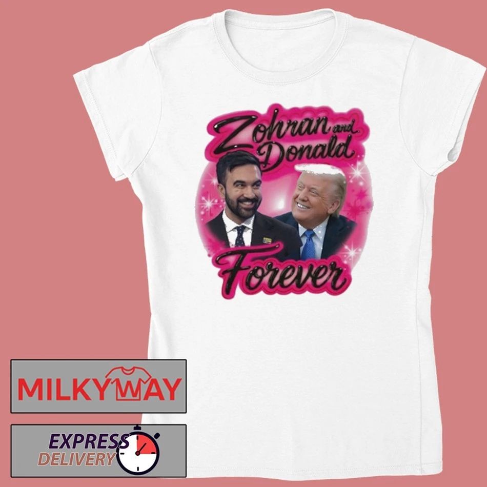 Zohran And Donald Trump Forever Airbrush Shirt