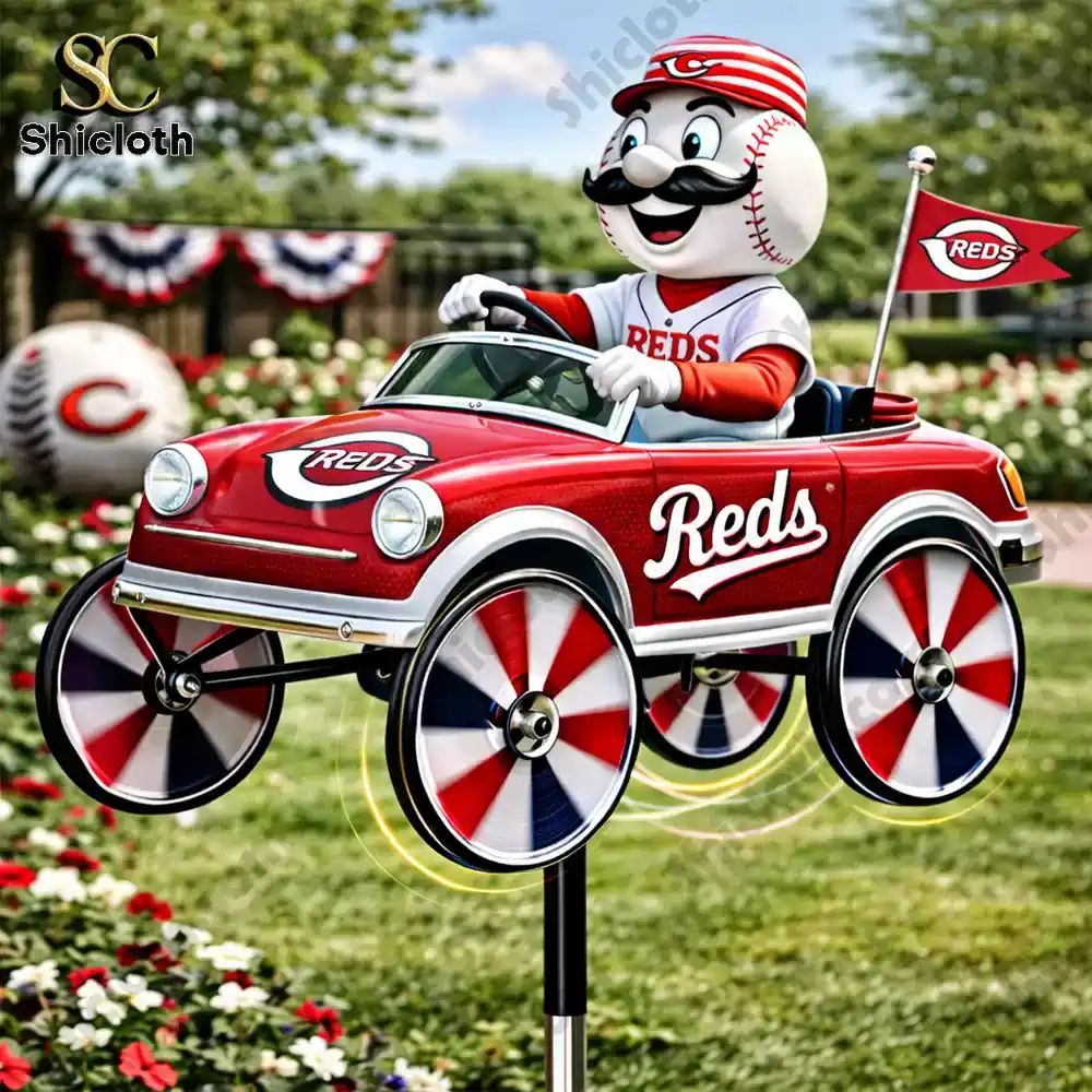 Cincinnati Reds Mr. Redlegs Wind Spinner For Garden