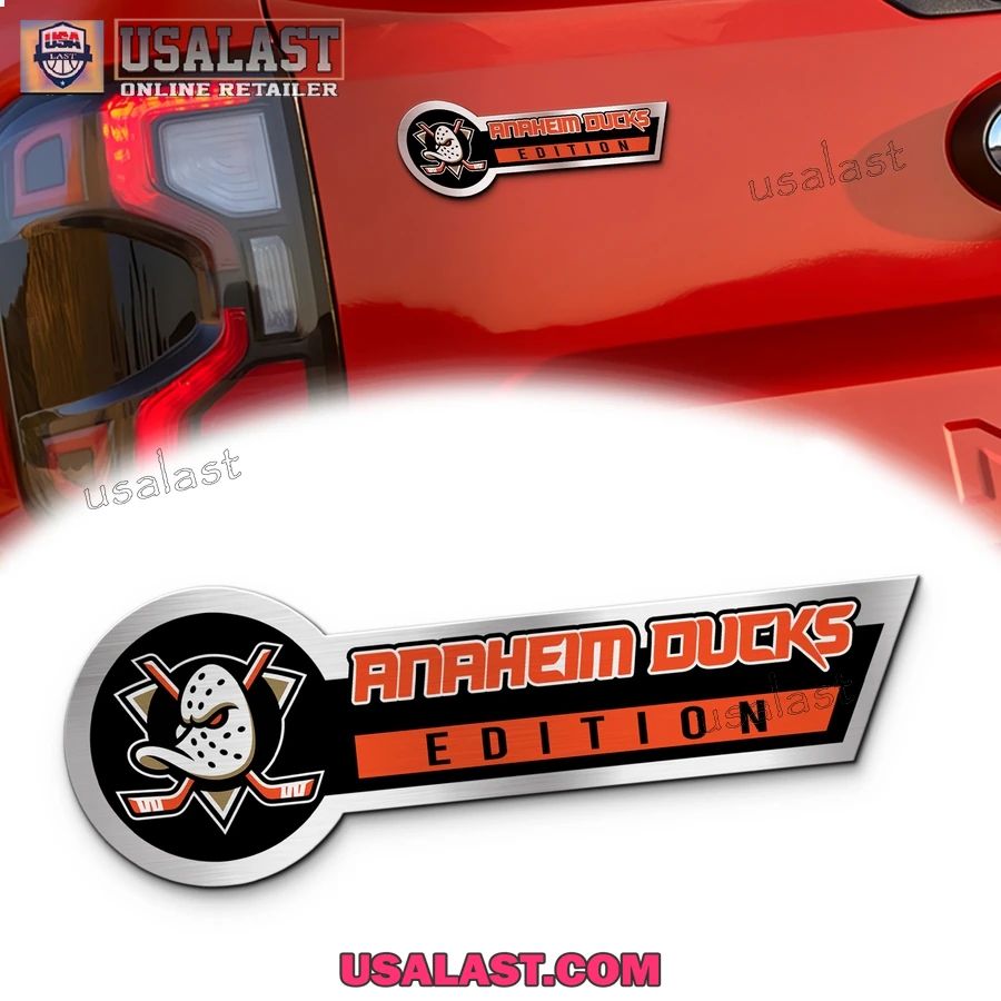 Anaheim Ducks Edition 3D Engraved Car Name Emblem