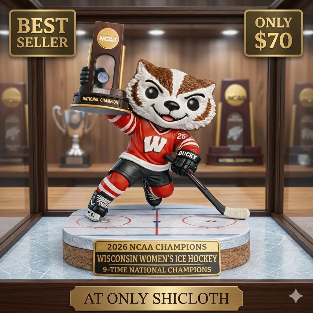 Bucky Badger Wisconsin Women’s Ice Hockey 9-time National Champions Funko Pop
