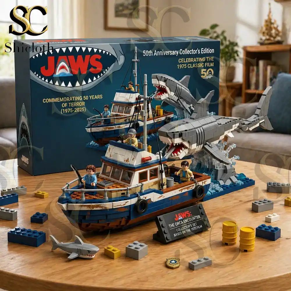 Jaws 50th Anniversary Orca Encounter Building Set