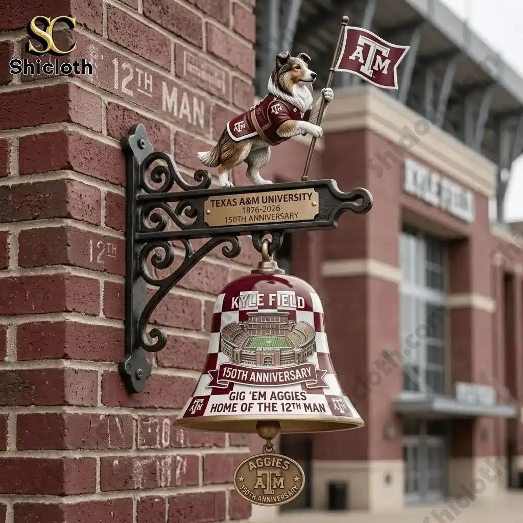 Texas A&M 150th Anniversary Commemorative Wall Bell