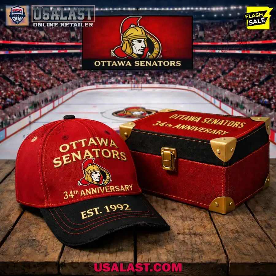 Ottawa Senators 34th Anniversary 1992-2026 Classic Cap