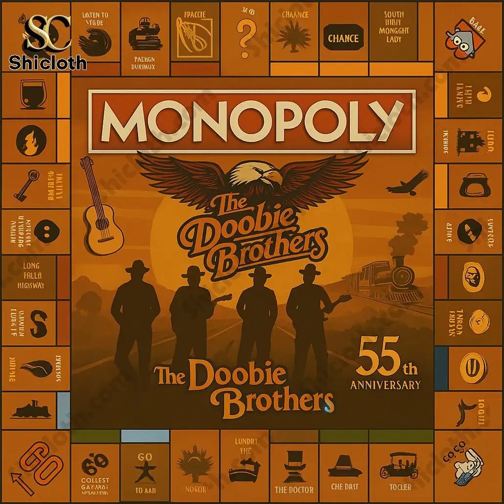 The Doobie Brothers 55th Anniversary Edition Monopoly Game