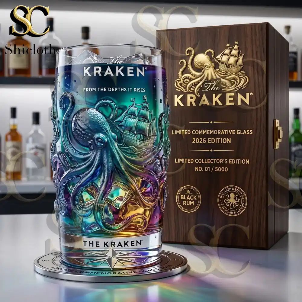 The Kraken 2026 From The Depths It Rises Commemorative Beer Glass