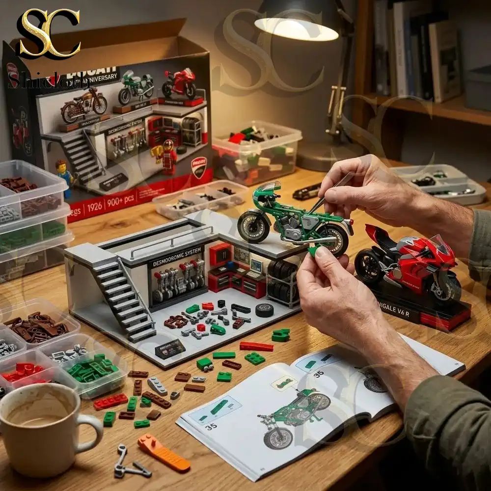 Ducati 100th Anniversary Garage Building Set