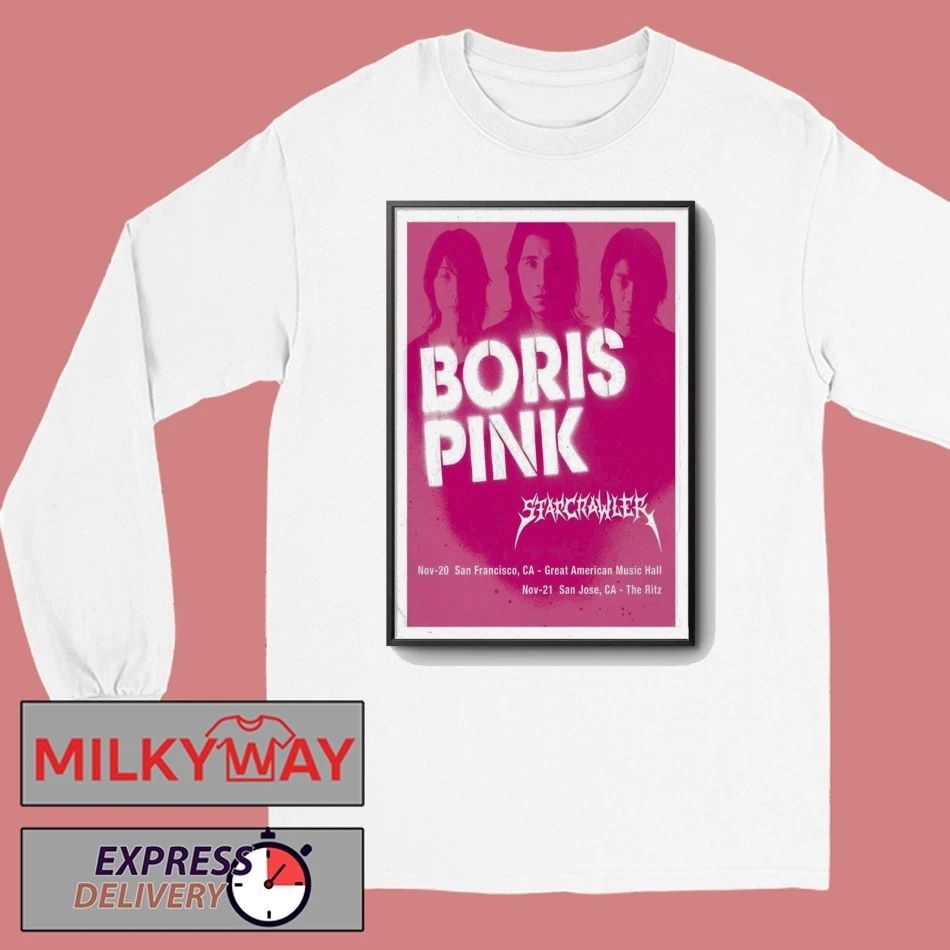 Boris Pink Nov 21 2025 The Ritz San Jose CA Poster shirt