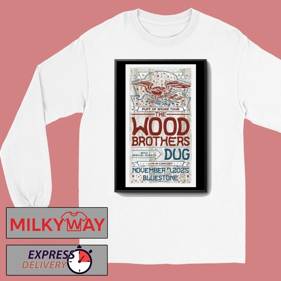 The Wood Brothers Tour Columbus On Nov 7 2025 Poster shirt