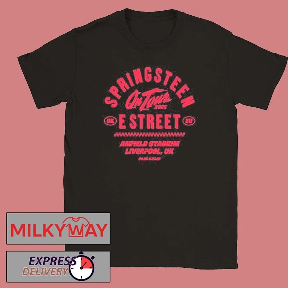 Bruce Springsteen & The E Street Band 2025 Liverpool, UK Tour T-Shirt