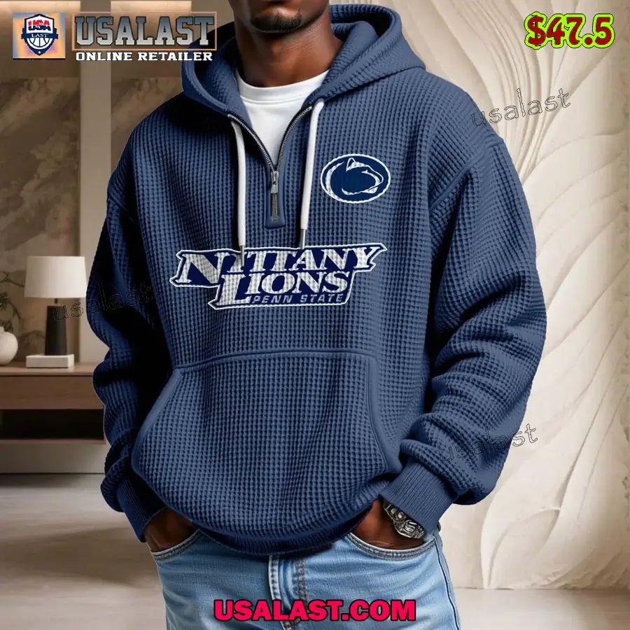 Penn State Nittany Lions Waffle Half Zip Hoodie
