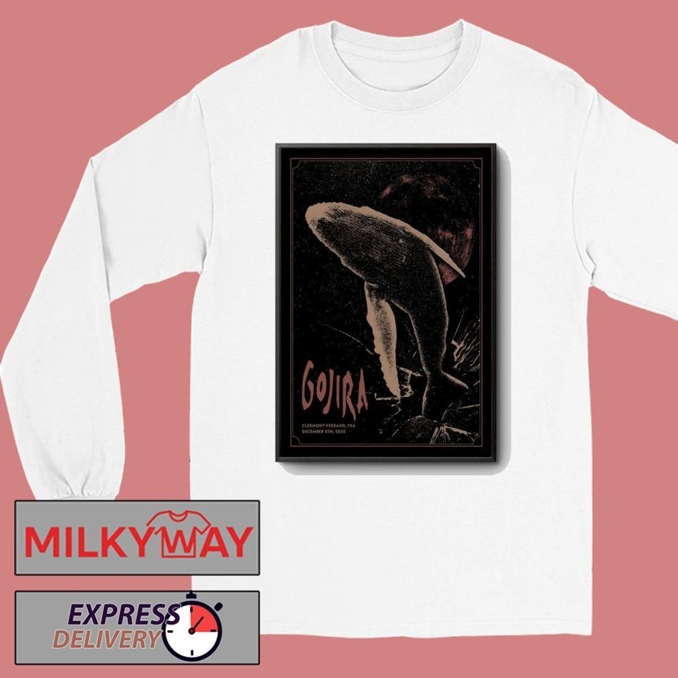 Gojira Dec 5 2025 Zénith d’Auvergne in Cournon D’Auvergne Poster shirt