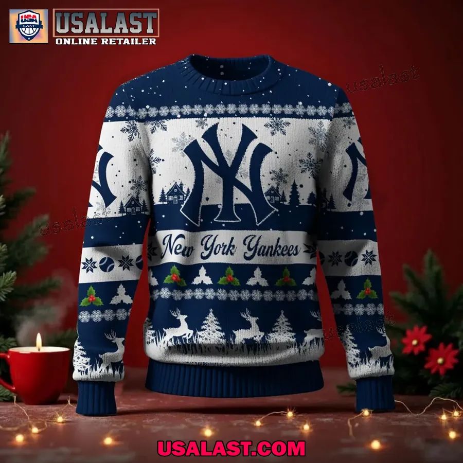 New York Yankees Ugly Christmas Sweater Jumper