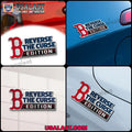 Boston Red Sox Edition Engraved Car Name Badge