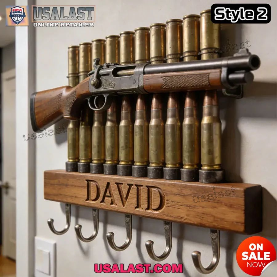 Custom Shotgun Bullet Wall Key Holder