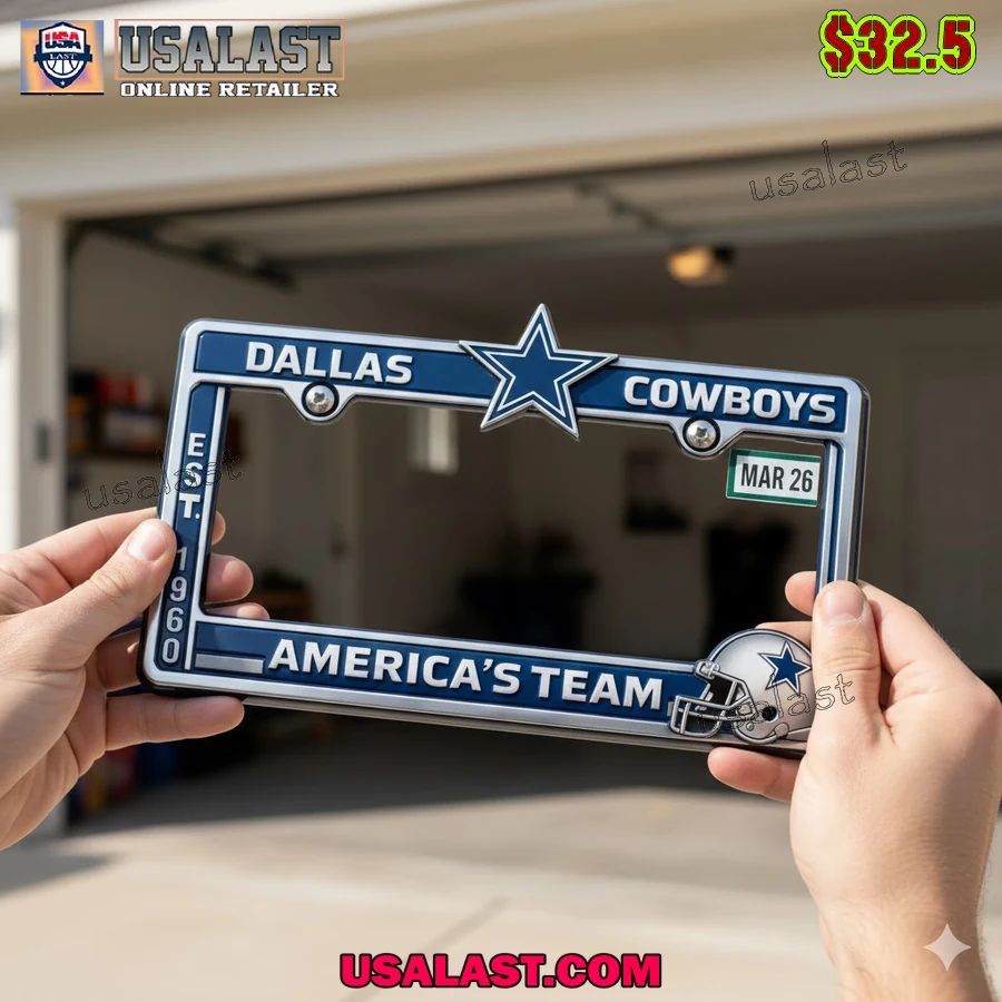 Dallas Cowboys Limited Edition License Plate Frame