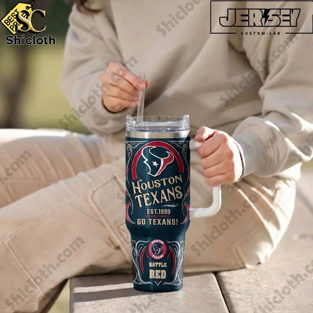 Houston Texans Battle Red Special YETI Tumbler