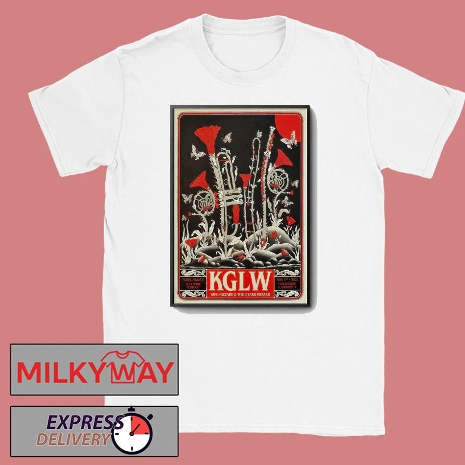 King Gizzard And The Lizard Wizard La Seine Musicale Paris France Nov 5 2025 Poster shirt