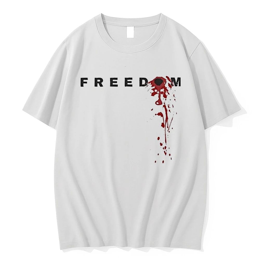 Freedom Charlie Kirk Shot Blood Tshirts Sweater
