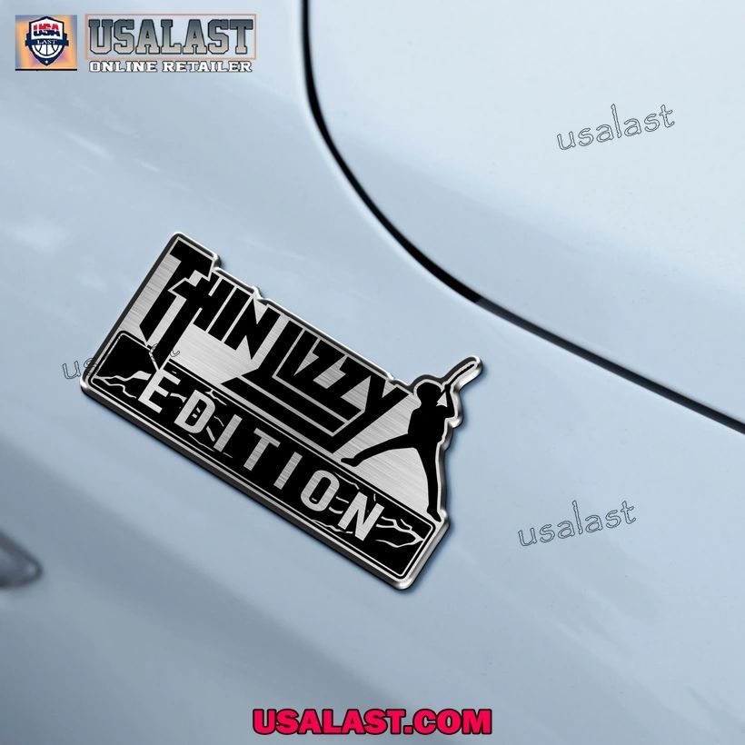 Thin Lizzy Edition 3D Engraved Car Emblem Sticker