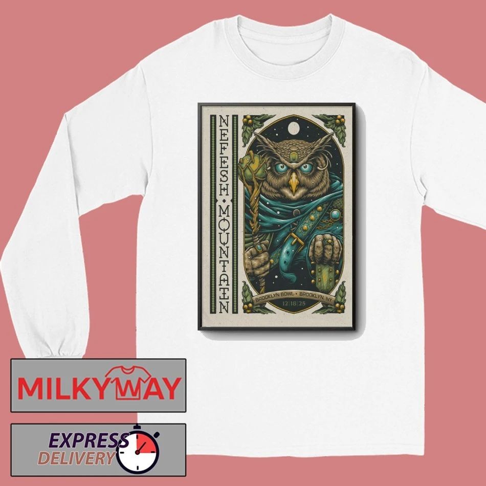 Nefesh Mountain 12.18.2025 Brooklyn Bowl in Brooklyn NY Poster shirt