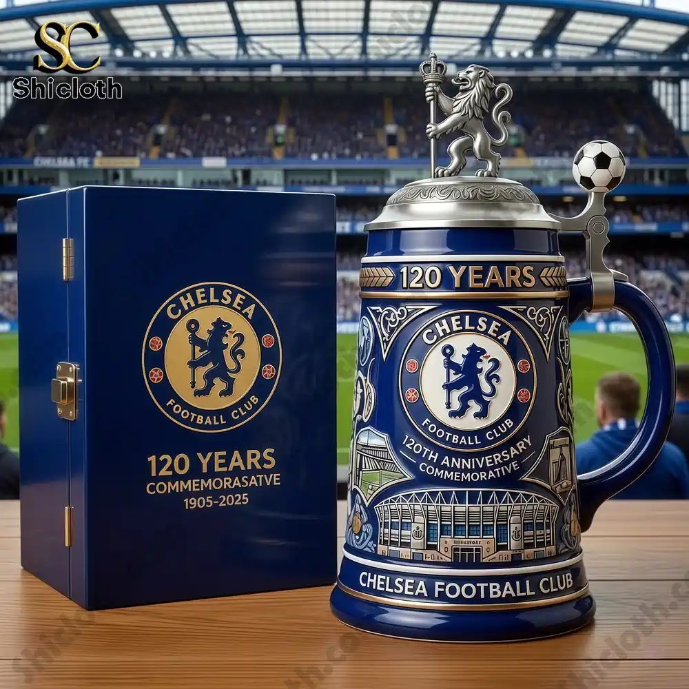 Chelsea Football Club 120th Anniversary Commemorative Beer Stein