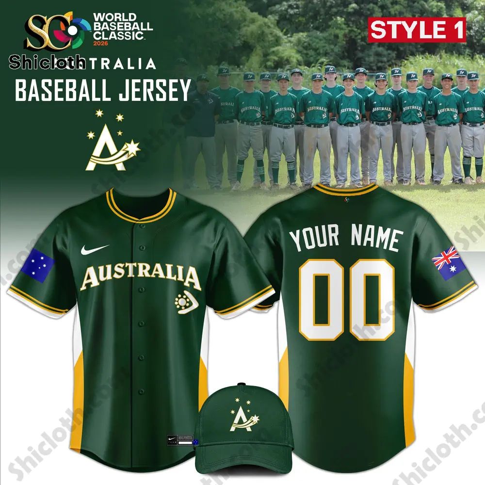 Australia Baseball 2026 World Baseball Classic Jersey Limited Edition