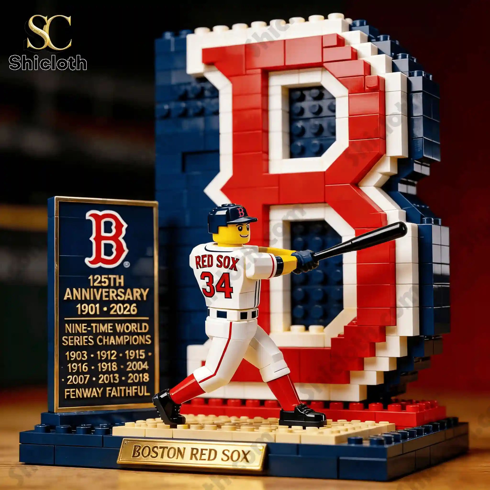 Boston Red Sox 125th Anniversary Brick Set