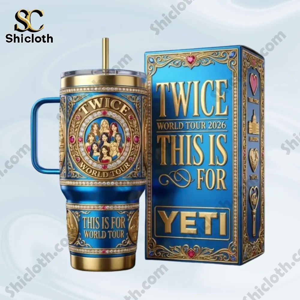Twice This Is For World Tour 2026 Yeti Tumbler