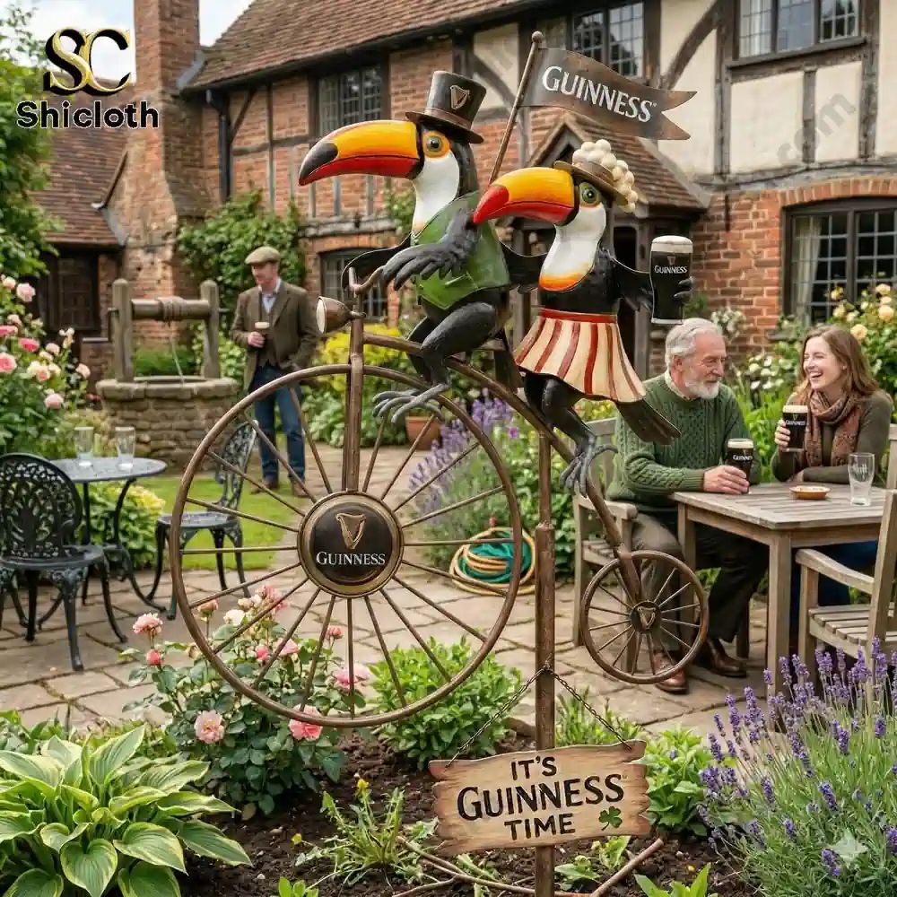Guinness Toucan Toast Wind Spinner For Garden