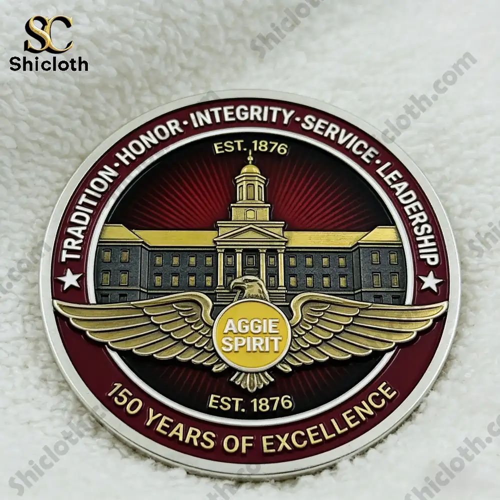 Texas A&M University 150th Anniversary Challenge Coin