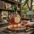 Ducks Unlimited 3D Mallard Bourbon Whiskey Bottle