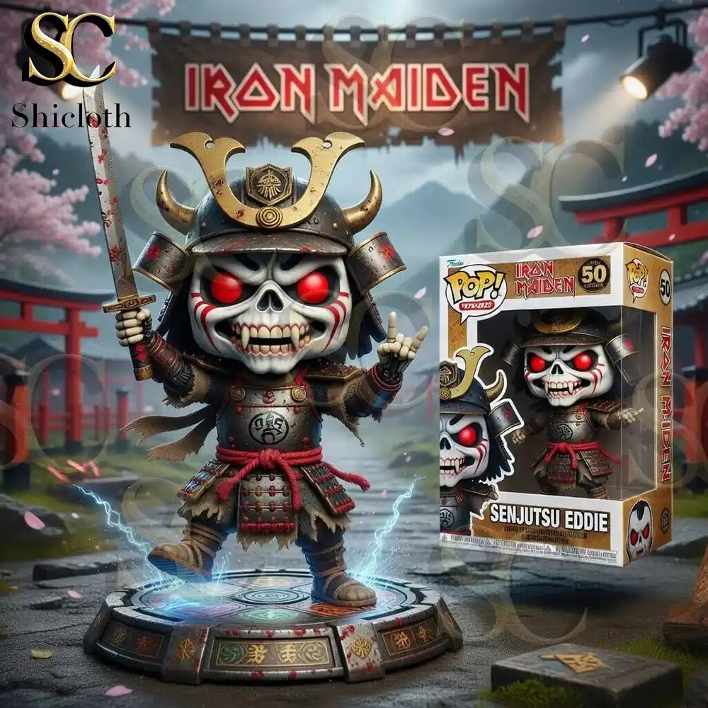 Rocks Iron Maiden Senjutsu Eddie 3D Collectible Vinyl Figure