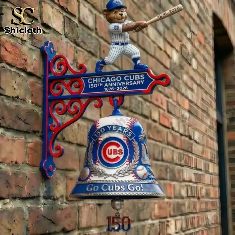 Chicago Cubs 1876-2026 150Th Anniversary Wall Bell