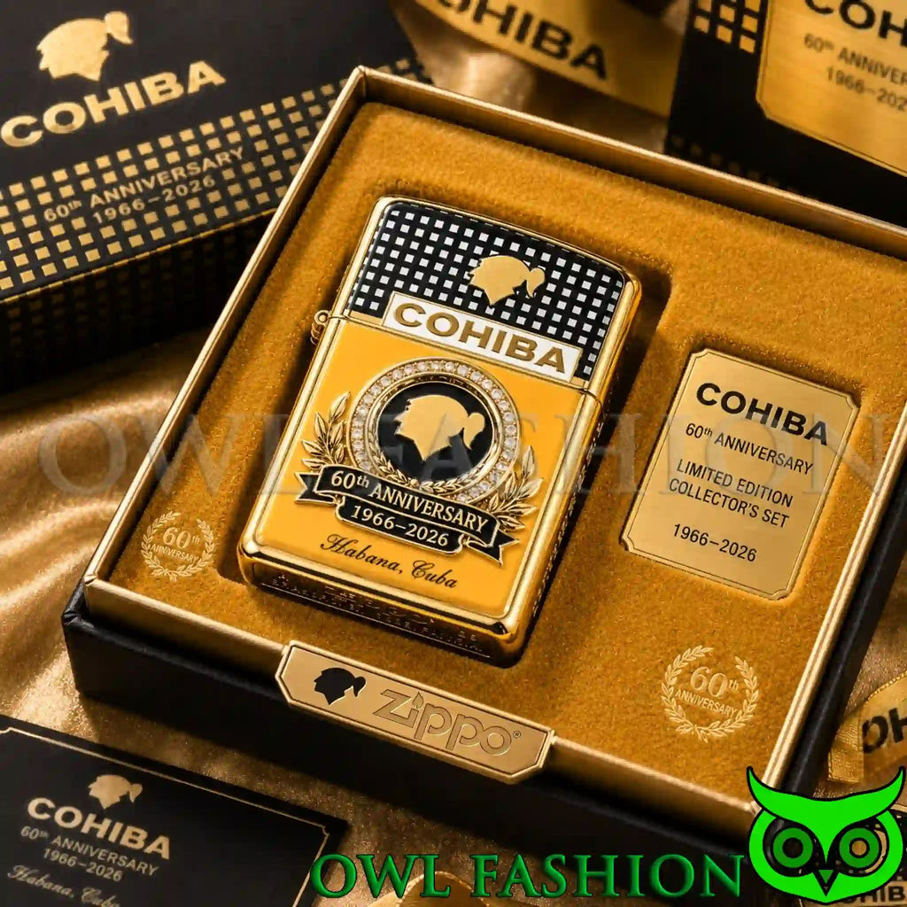 Cohiba 60th Anniversary Collector Lighter 1966–2026