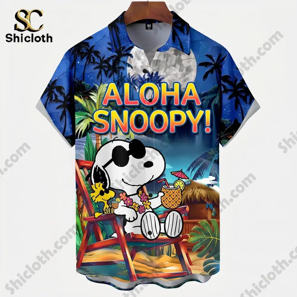 Peanuts The Gang Aloha Hawaiian Shirt