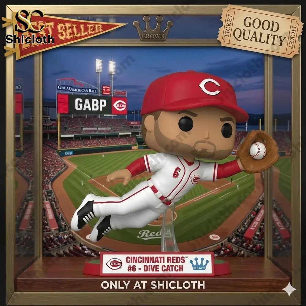 Cincinnati Reds Eric Davis Dive Catch Exclusive Funko! Pop Figure