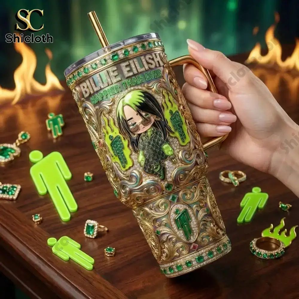 Billie Eilish Happier Than Ever Yeti Tumbler
