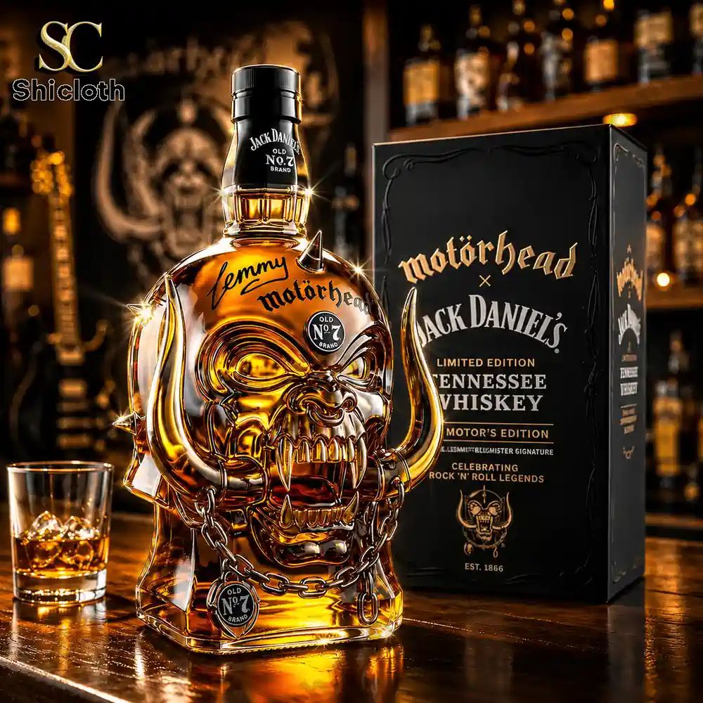 Mot?rhead x Jack Daniel’s War-Pig Whiskey Bottle