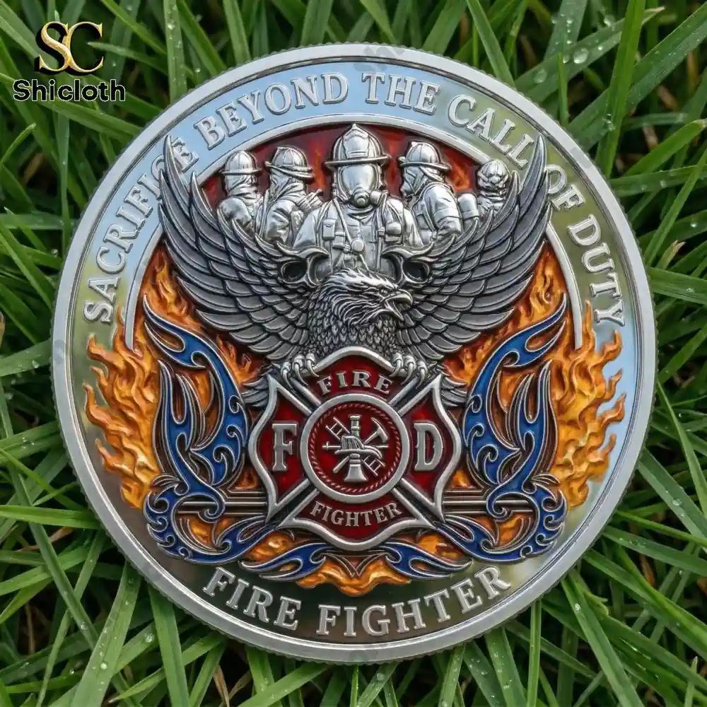 Firefighter Honor Tribute Commemorative Coin