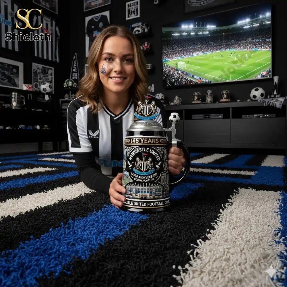 Newcastle United 145th Anniversary Commemorative Collector Beer Stein