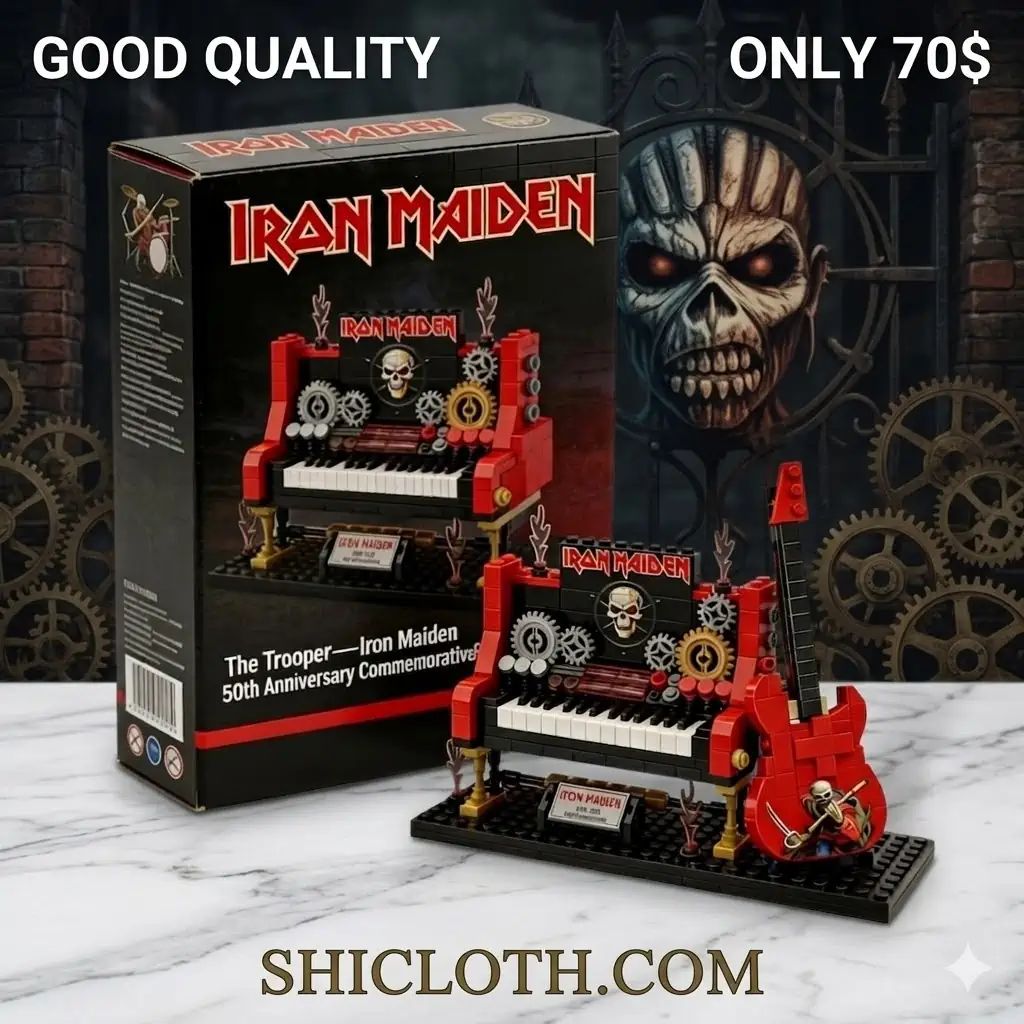 Iron Maiden The Trooper 50th Anniversary Commemorative Building Block Kit
