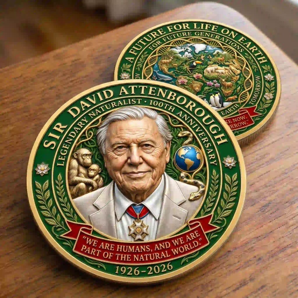 Sir David Attenborough 100th Anniversary Commemorative Coin