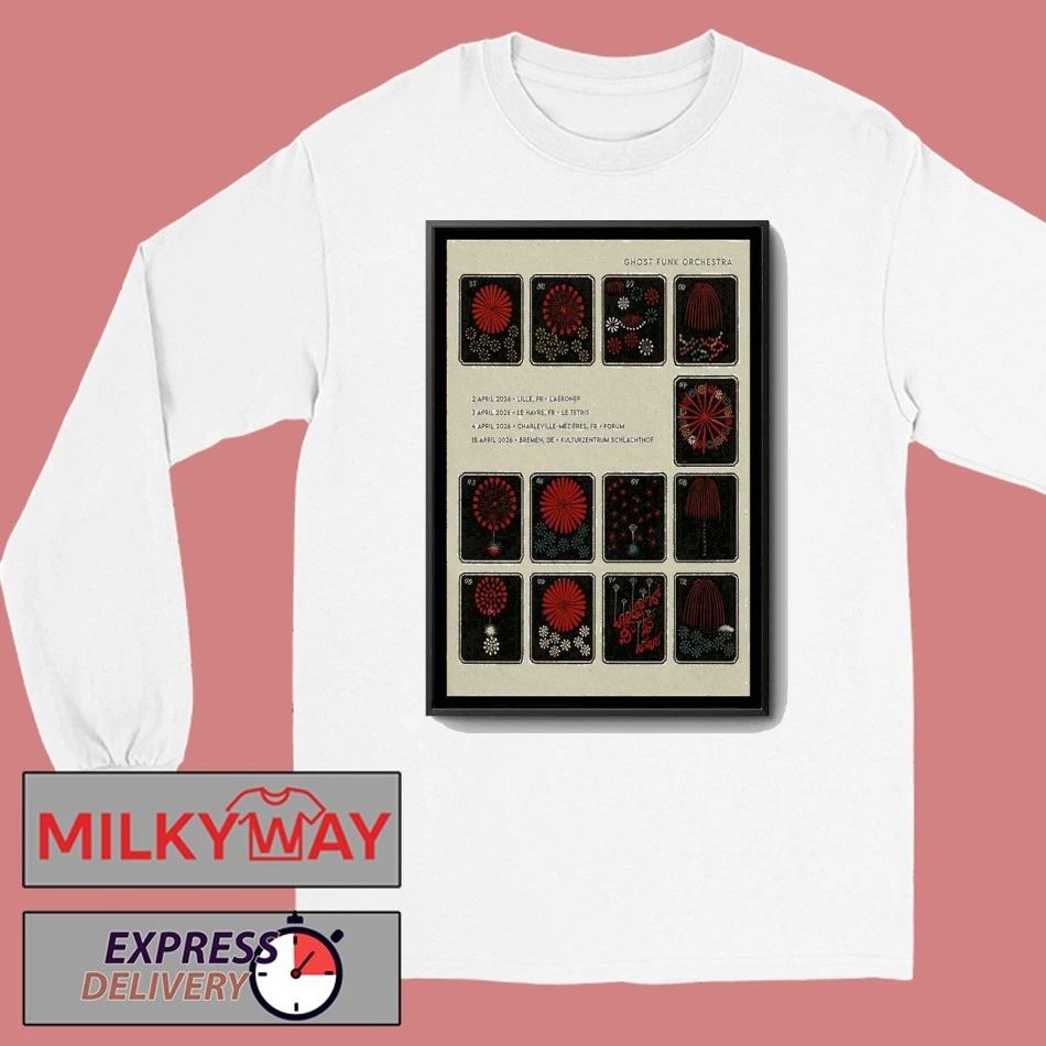 Ghost Funk Orchestra Tour April 2026 Poster shirt