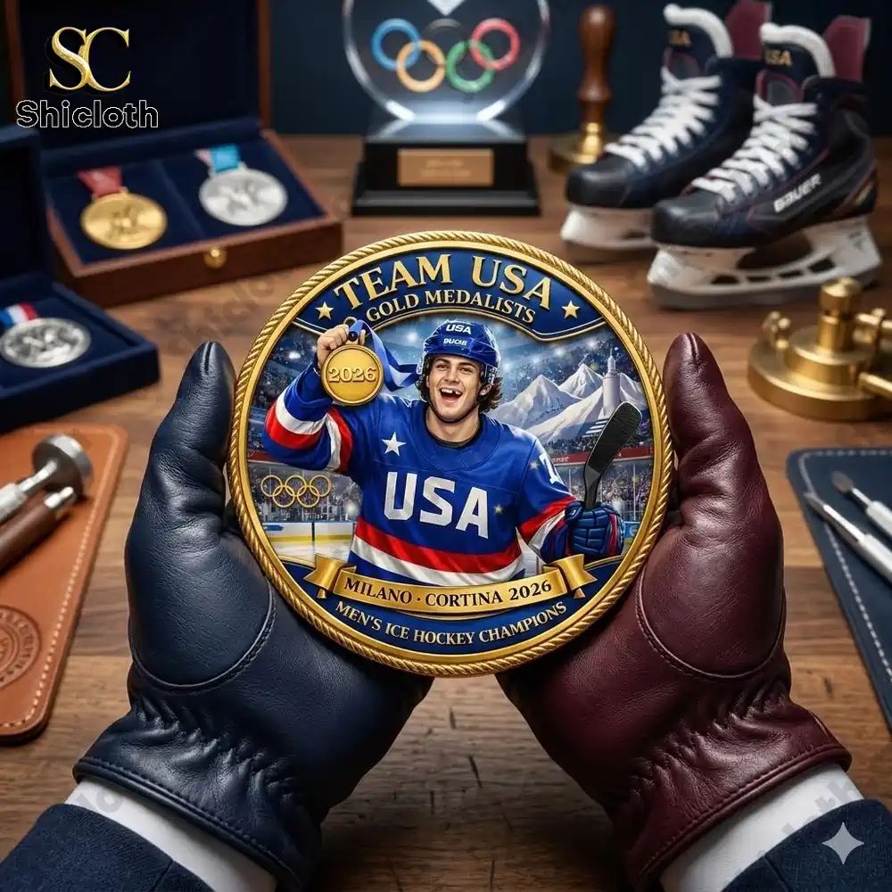 Team USA Men’s Hockey Olympic Gold Medal Commemorative Coin